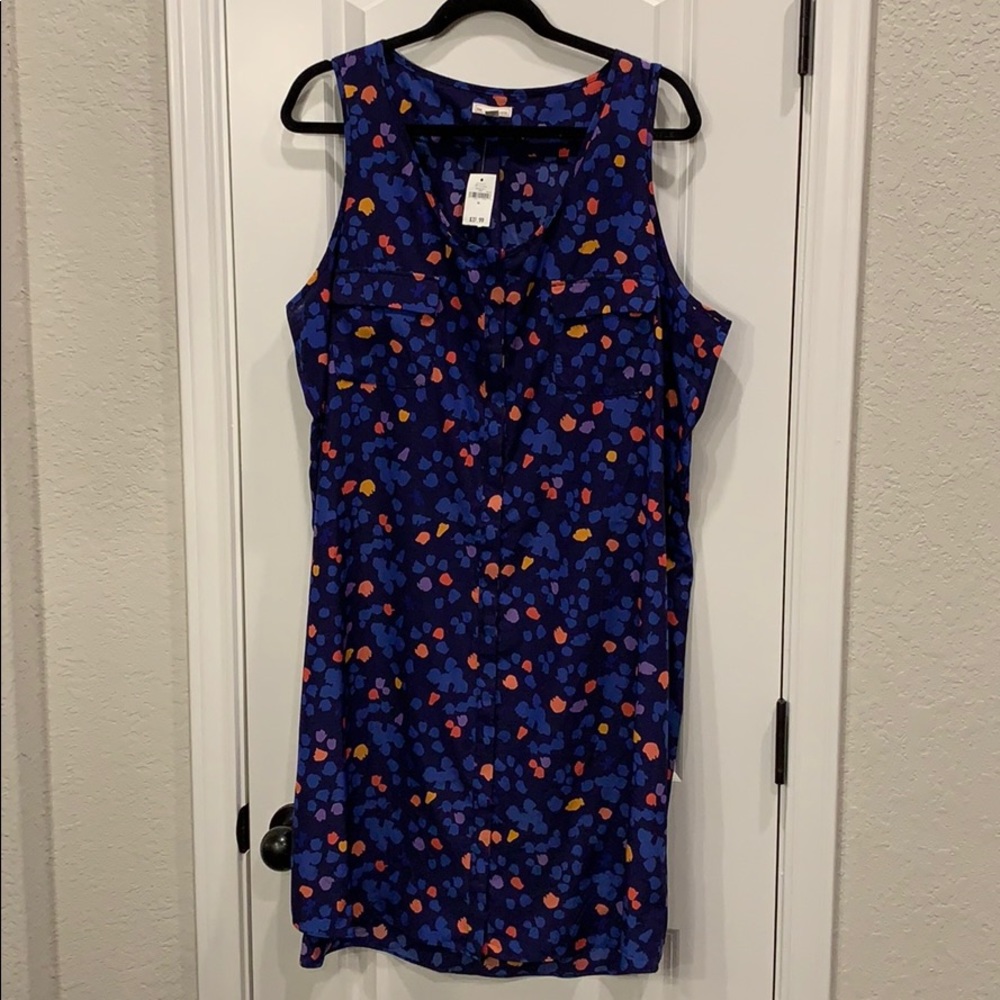 NWT! Navy sleeveless dress from GAP